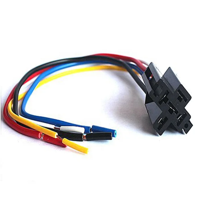12V 5Pin 30A 40A  50A Relay Wire Harness Socket Relay wiring harness