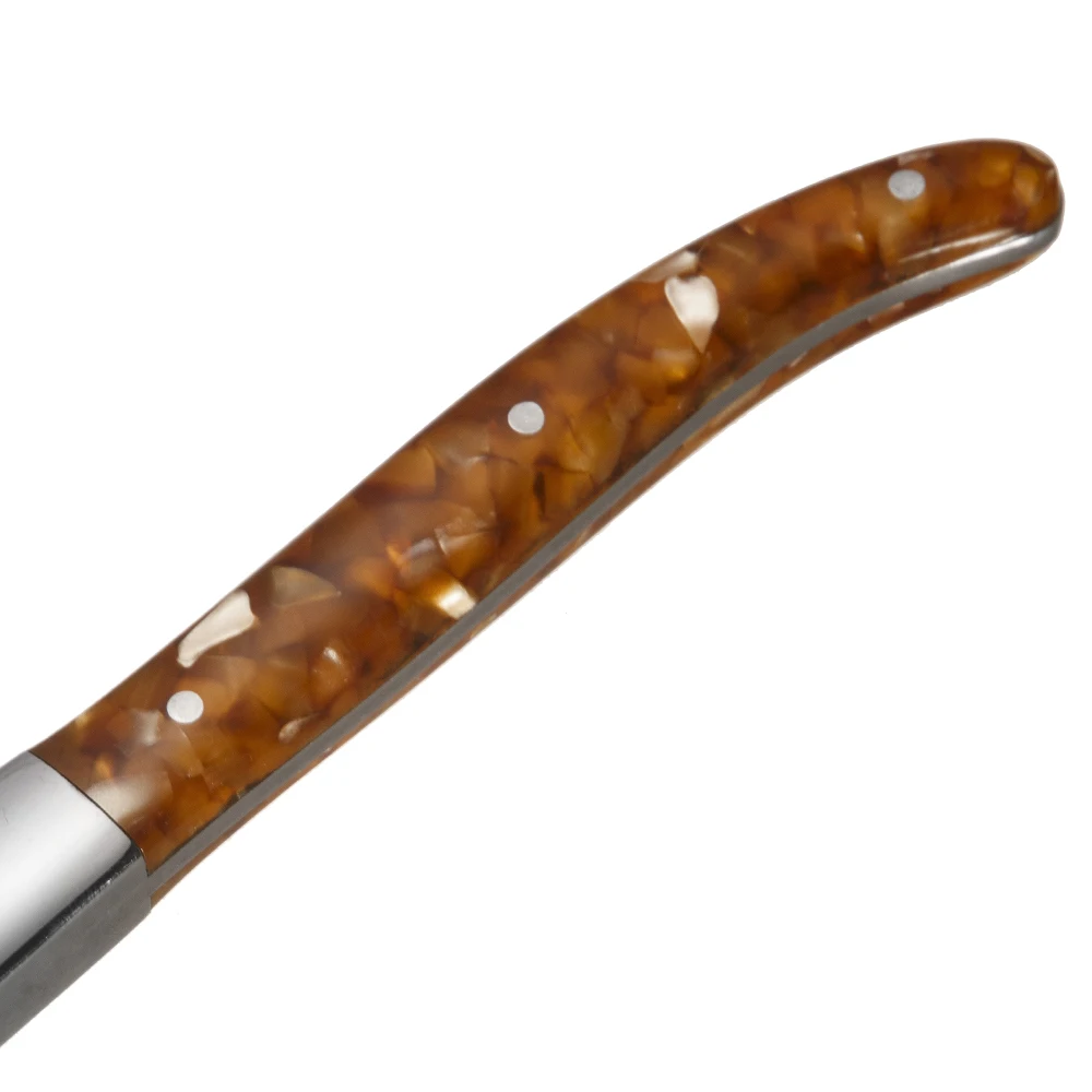 Fashion Pattern Spanish Acrylic Handle Dishwasher Safe Steak Knife