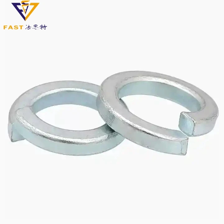 FAST China Manufacturer M3-M36 Spring Washers Carbon Steel Galvanized Metal Open Lock Washers DIN7980