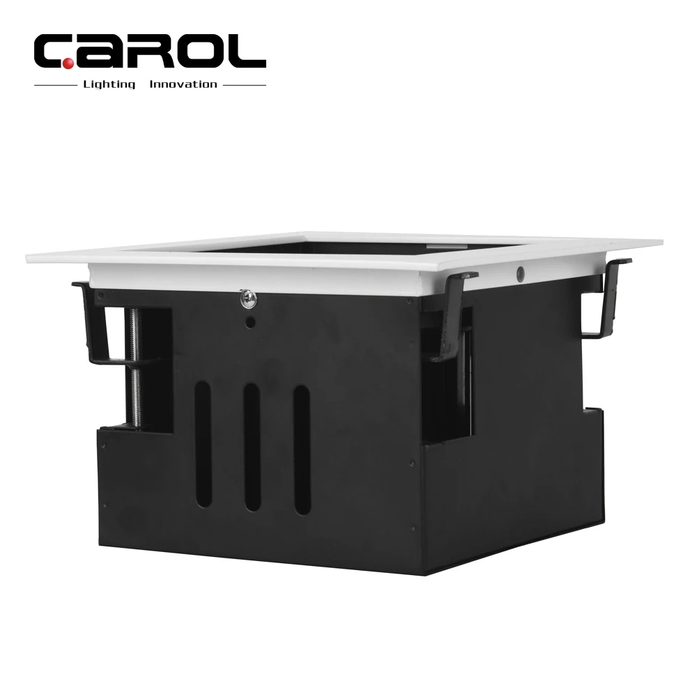 Good quality high lumen rotating double head downlight 2*35w black double spot adjustable rectangle down light