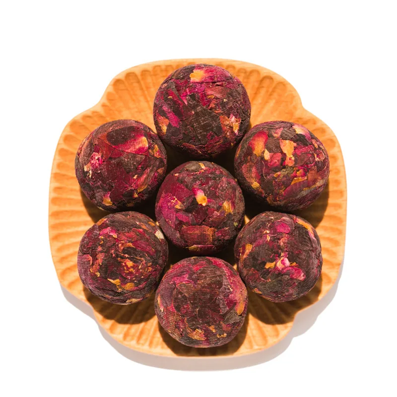 Roselle Flower Tea Dragon Ball 10 kinds of mouthfeel mounted rose osmanthus jasmine chrysanthemum combination ball