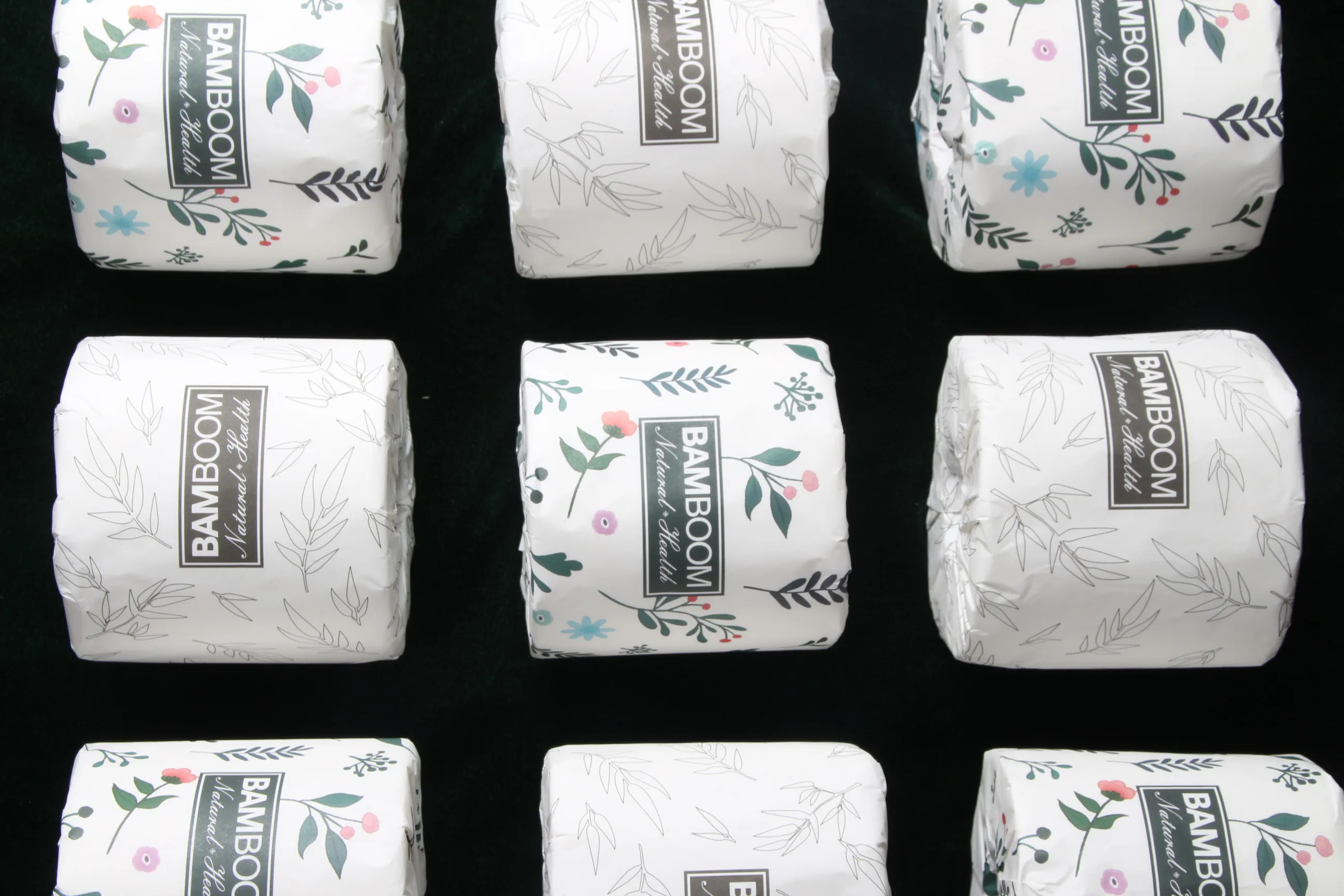 Неотбеленная туалетная бумага, оптовая продажа от производителя, Бамбуковая туалетная бумага в копировальной бумаге