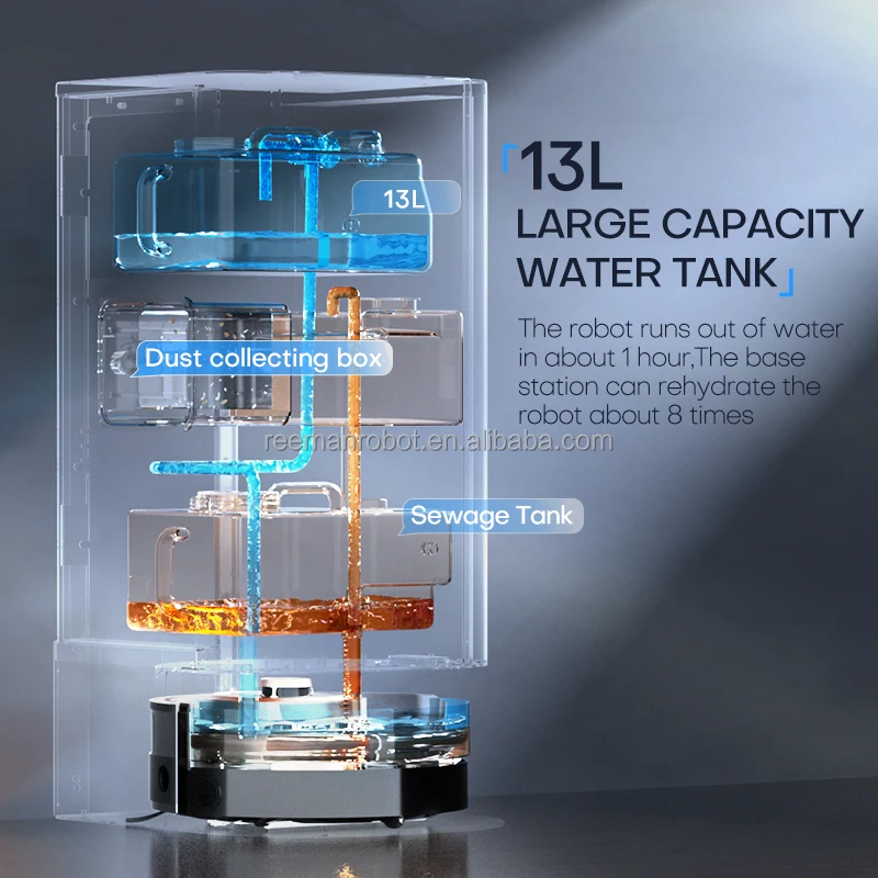 Reeman automatic robot floor sweeper & mop with mist household vacuum cleaner robot vacuum cleaner portable vacuum cleaners