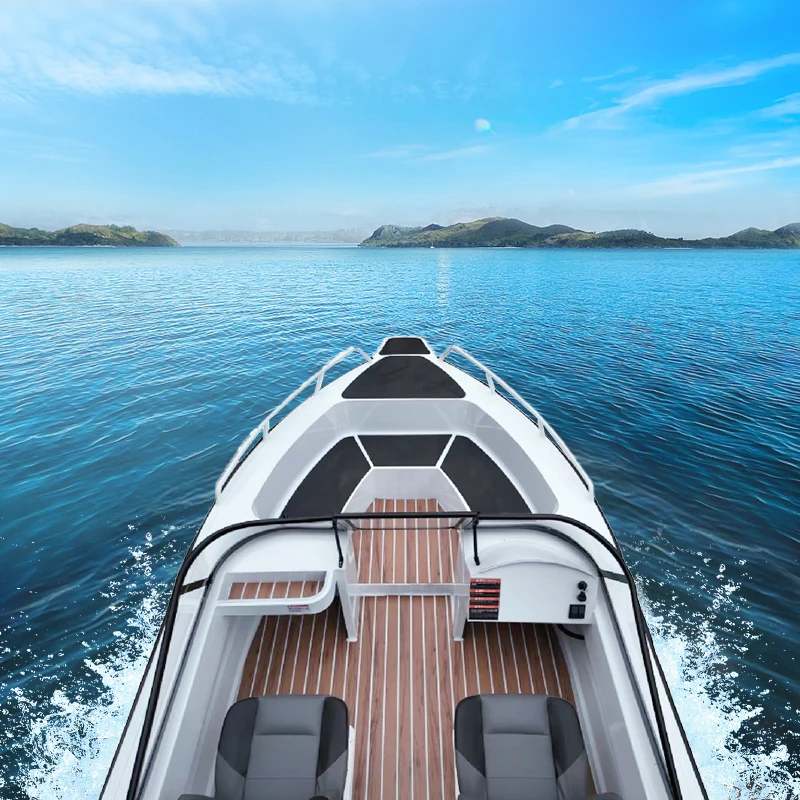 2023 Новая модная 480 алюминиевая лодка для отдыха 4,8 м кабан для продажи сертификатов CE для европейских клиентов