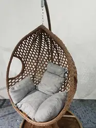 Single Armrest Outdoor Adult Cradle Rocking Chair Swing Hanging Egg