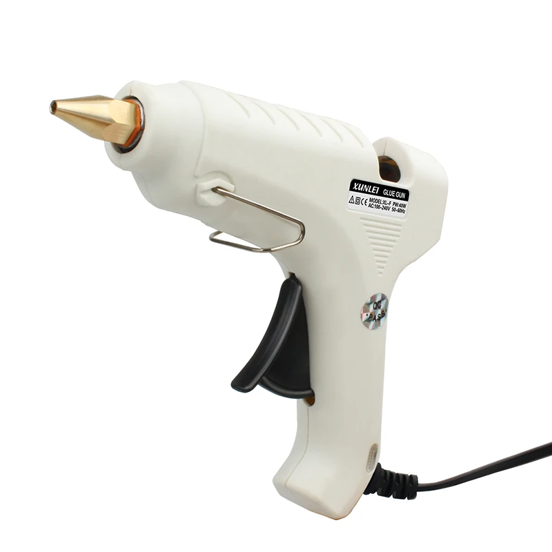 Ready to ship Yiwu Manufacturer Hot Melt Glue Gun 40W Customized Color for DIY projects