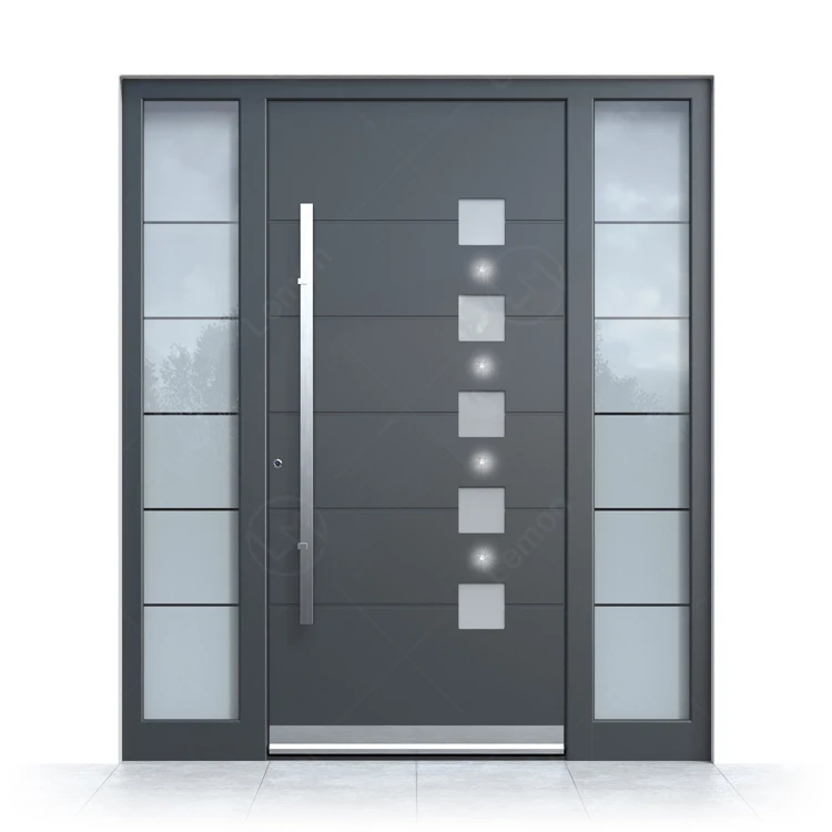 Latest Design Wholesale Price Security Front Stainless Steel Door Security Stainless Steel 304 Pivot Doors