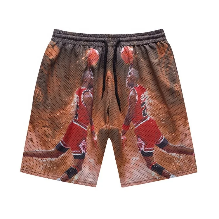 Full digital print basketball uniforms polyester mesh basketball tops