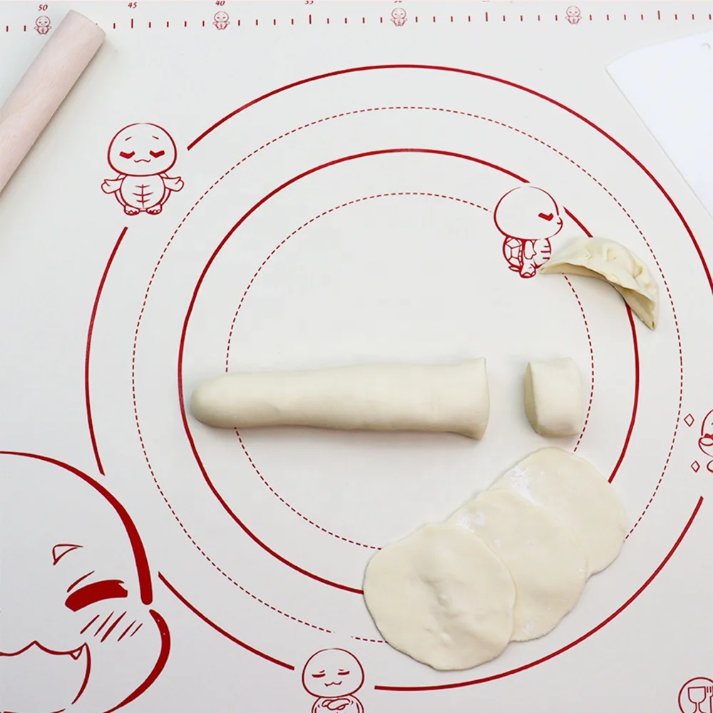 Edge Heightening Design Extra Large Liquid Silicone Baking Mats And Oven Liners Silicone Pastry Mat For Baking