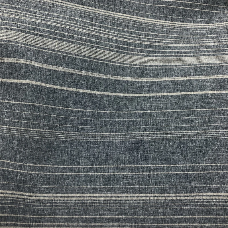 100D woven 4 way stretch cationic stripe plaid stretch fabric for sport pants and trousers