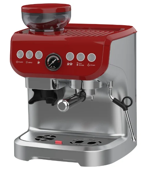Automatic Electric Stainless Steel Bean To Cup 3 In 1 Fresh Espresso Coffee Machine With Grinder Beans (1600691668134)