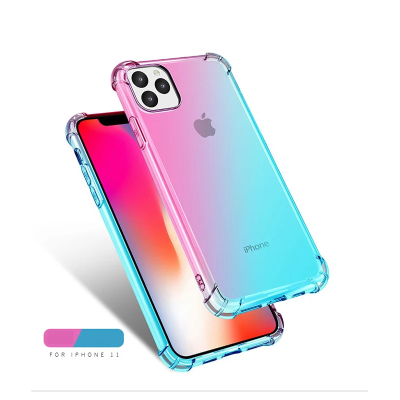 
For TPU iphone 11 Case, Gradual Color TPU Case Cover For Iphone 11 