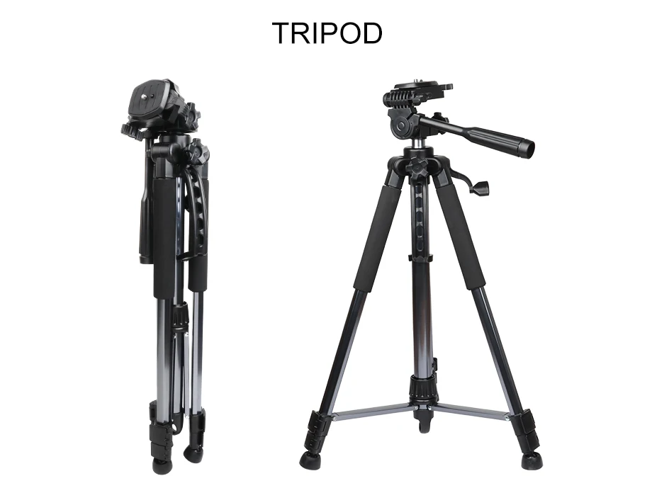 HSU 50-145CM Lightweight Quick Release Portable Aluminum Photo Travel Camera Tripod  for Digital Camera