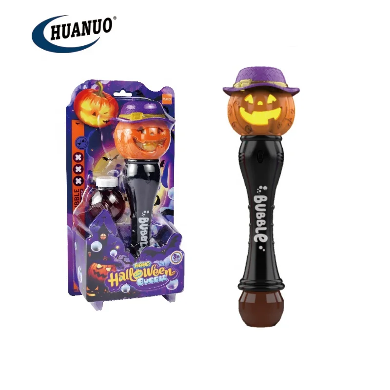 Игрушки для Хэллоуина забавная тыквенная мыльная палочка со светом и музыкой электрическая игрушка