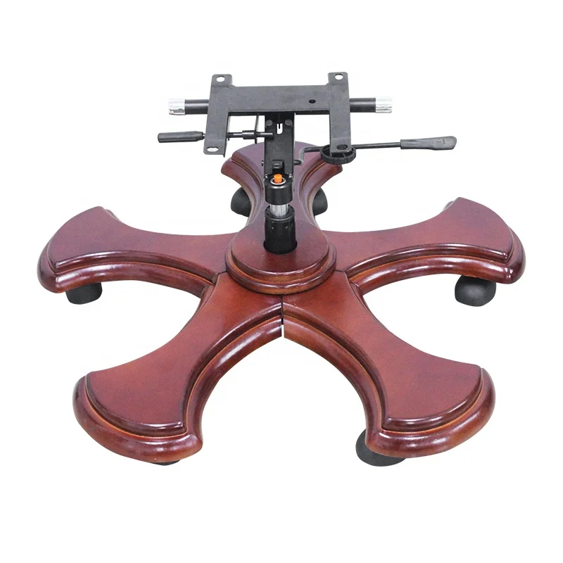 A904-1 Royal Design Heavy Duty Unique Large Size Wooden Chair Base with Swivels