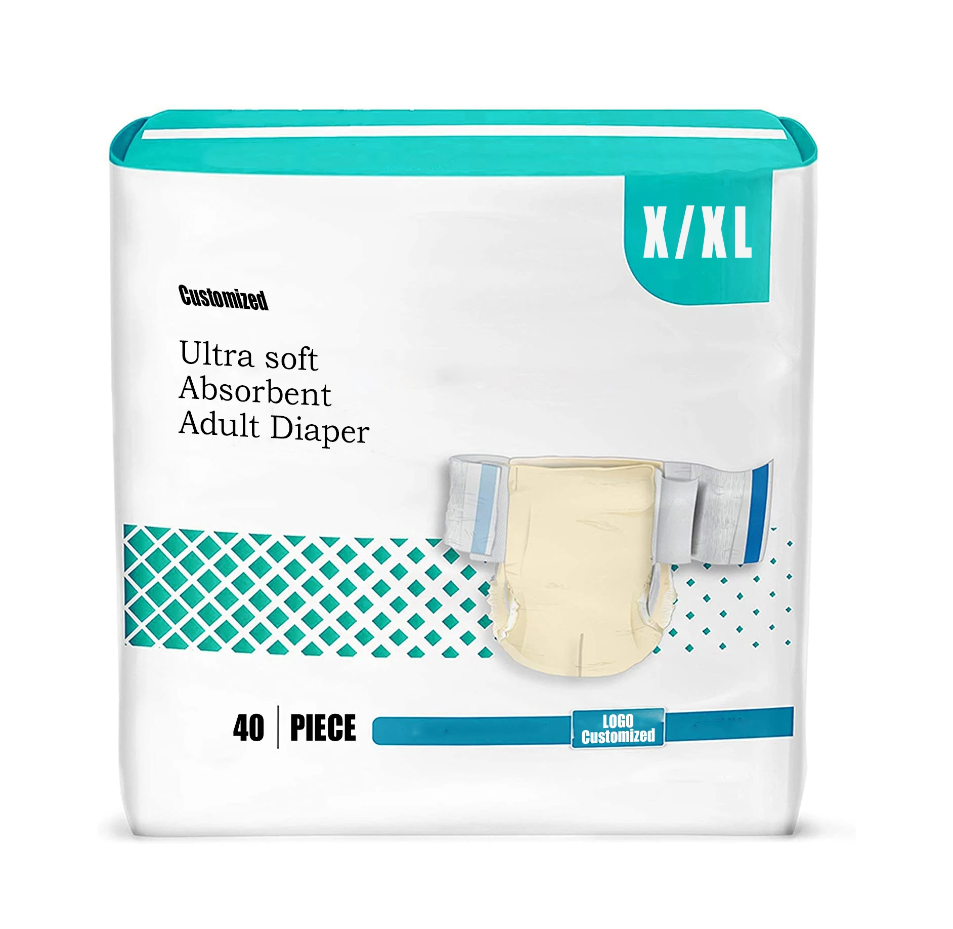 Hot Sale Wholesale Cheap Price Oem Thick Feel Free Unisex Adult Diaper In Bulk
