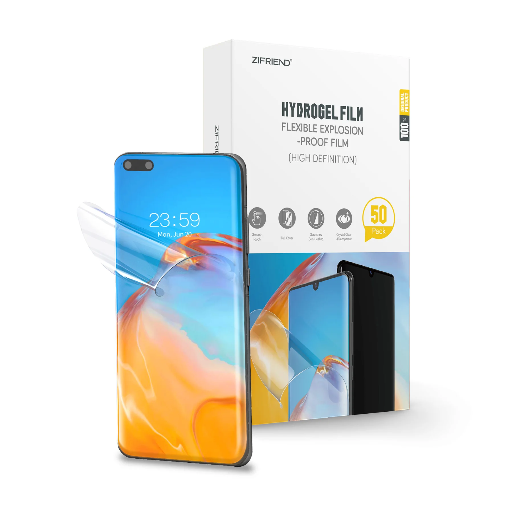 HanShang 2.5D 9H anti-spy screen protector for oppo protective blue film film screen protector screenprotector hydrogel machine