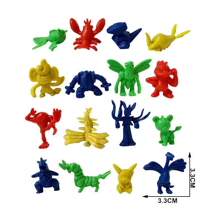 Mini 16 Models Dolls Plastic Promotional Toys For Kids Capsule Toys