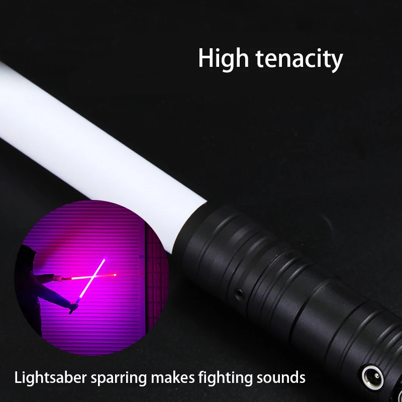 Косплей боевой перезаряжаемый металлический штырь светодиодный RGB меняющий цвет войн лазерный меч игрушки световой со