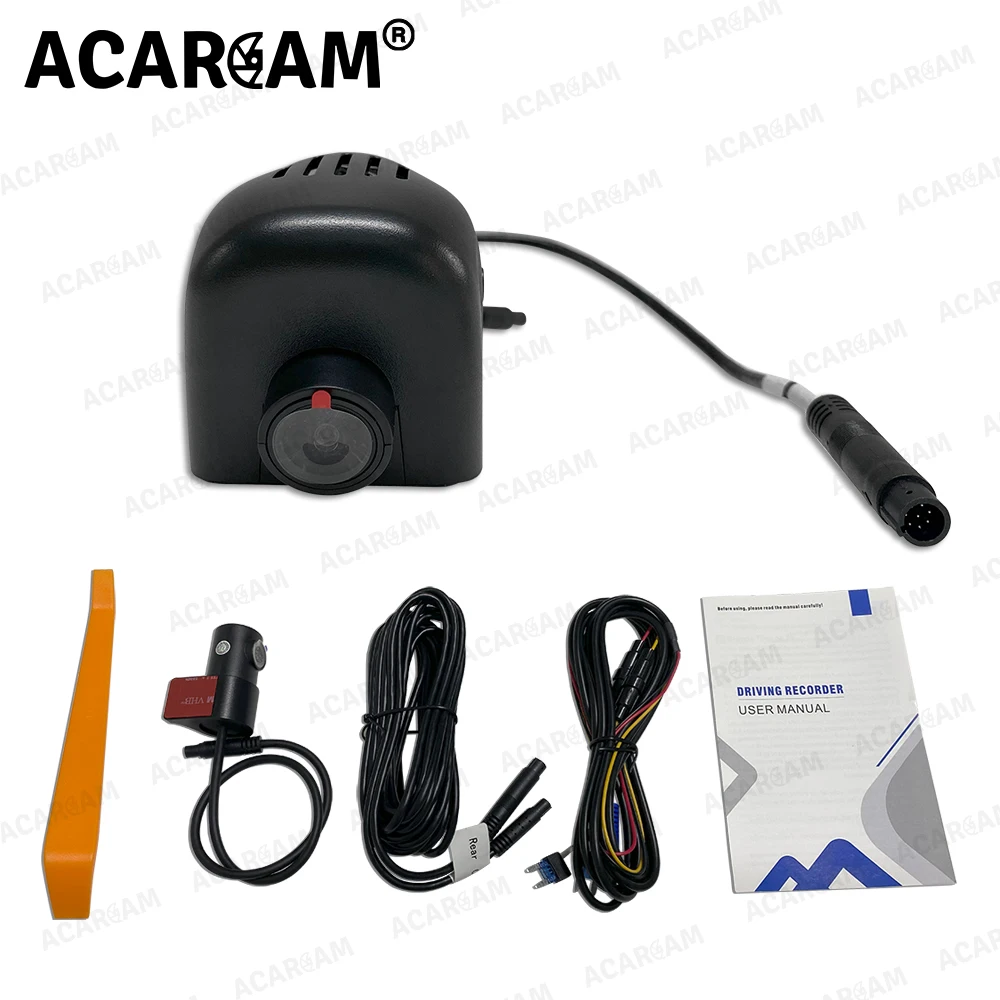 ACARCAM WiFi 4K 2160P Car DVR DashCam Camera Video Recorder for Audi A3 A4L Q3 A8 R8 WIth Night Vision and WIFI APP