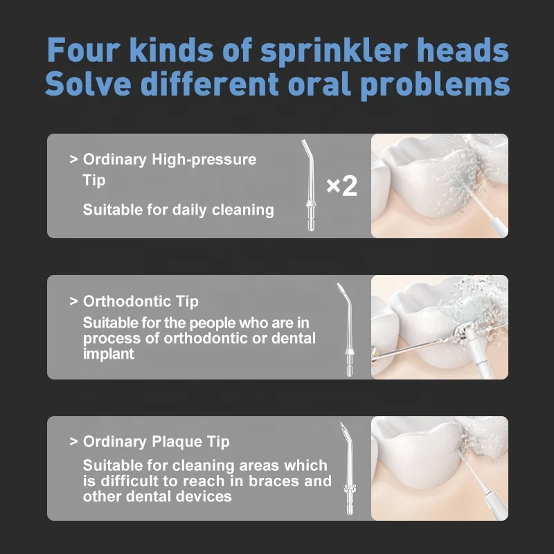 Water Dental Flosser OEM ODM Big Water Tank family countertop water flossers with Bad Breath Home Use Oral irrigator