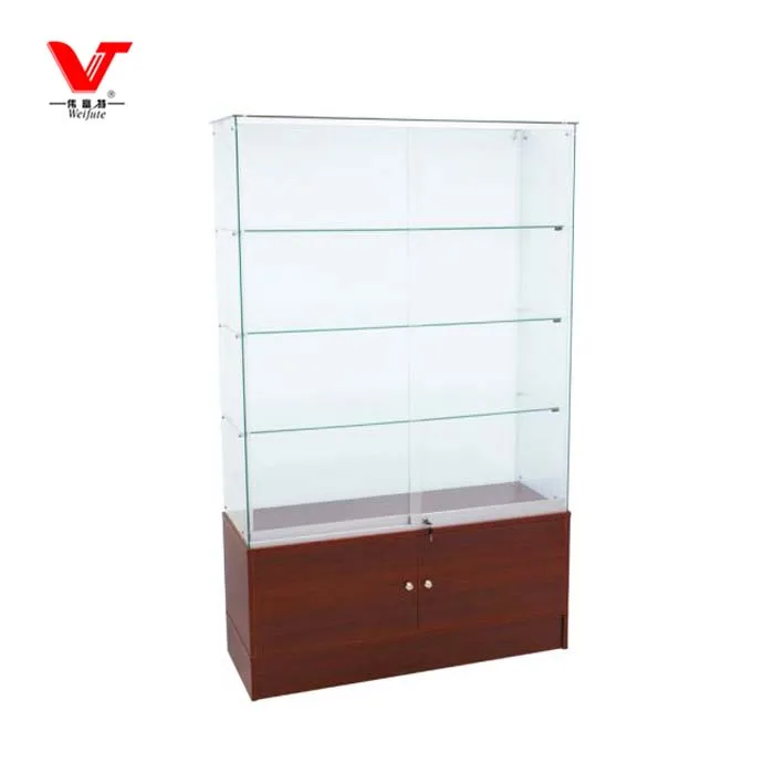 White museum Boutique Wooden Display Cabinet for Laptops