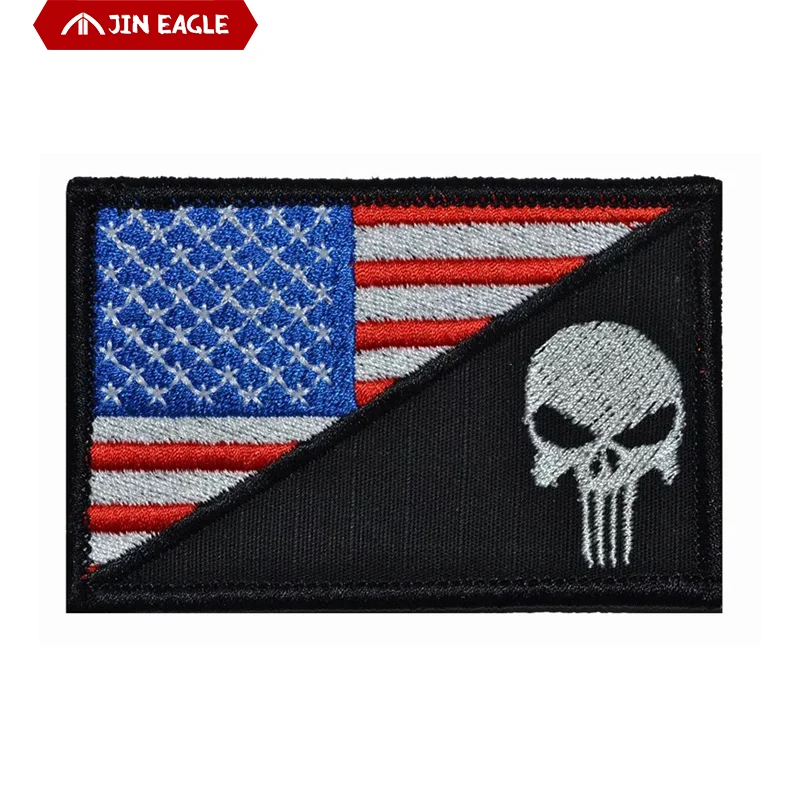 Personalized High Quality Distinctive Country Flag Badges Armband Embroidery Badges Pvc Tactical Badges