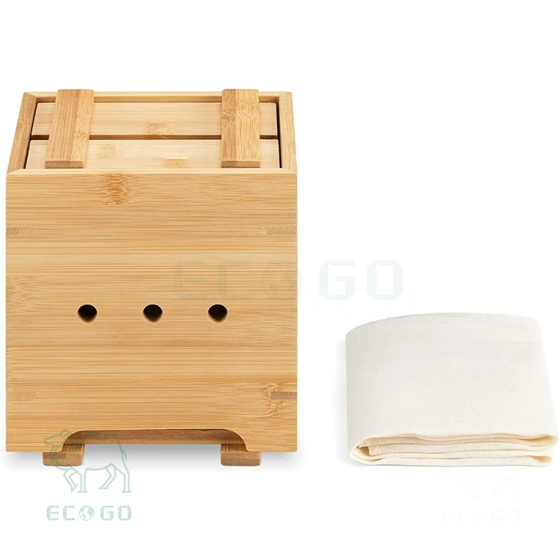 Bamboo Tofu Press Cheese Maker Tofu Making Kit Wooden Press Tofu Mold for Making Fresh Homemade