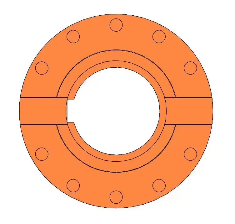 CNC Environmental protection dust removal equipment Dusting drum Non-standard equipment manufacturing Flange (drive side)