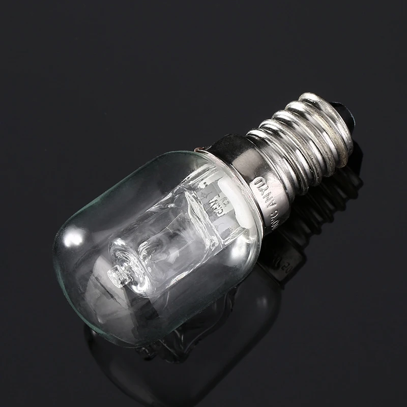 25W E14 spiral mouth halogen lamp for pizza oven, resistant to high temperatures up to 500 degrees