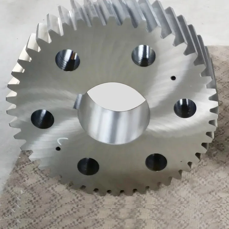 Casting Steel Cement Mill Drum Dryer Use Large Diameter Steel Outer Ring Gear