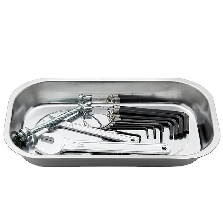 Sorting tool parts Magnetic bowl  Stainless steel suction cup Tool parts storage magnetic tray