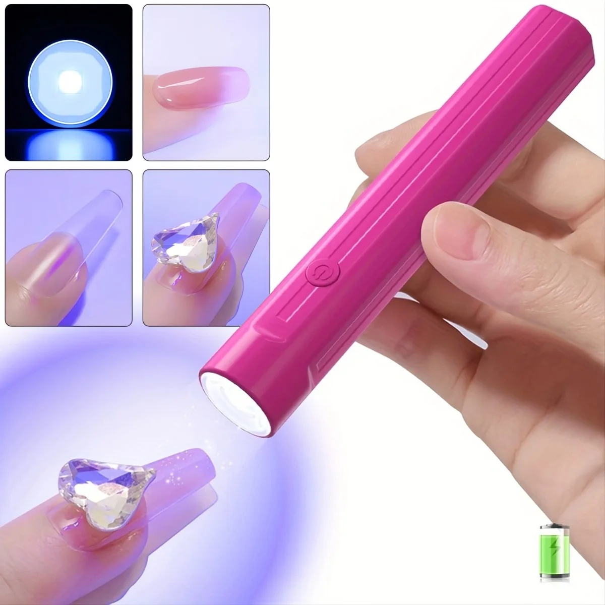 Upgraded version Handheld Small Led Light UV Nail Lamp Nail Dryer Set Small Nail UV/Led Lamp Factory Customized Logo