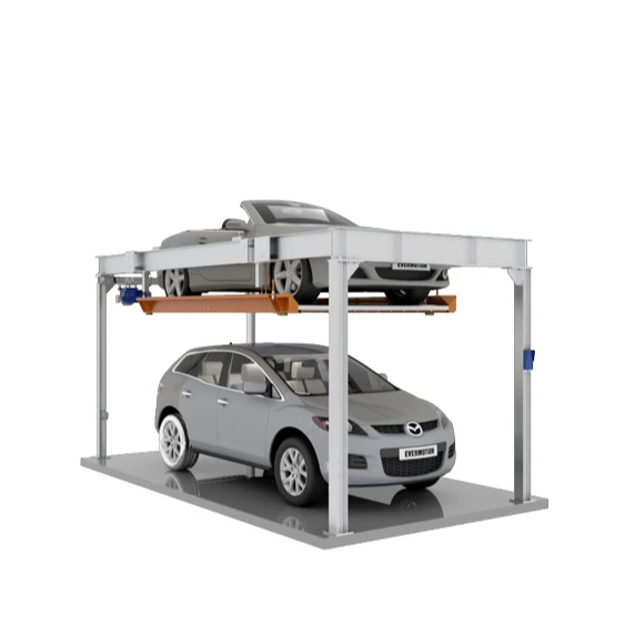 Четырехстоечное Автомобильное оборудование вертикальный двойной автомобильный штабелер складской парковочный подъемник с CE