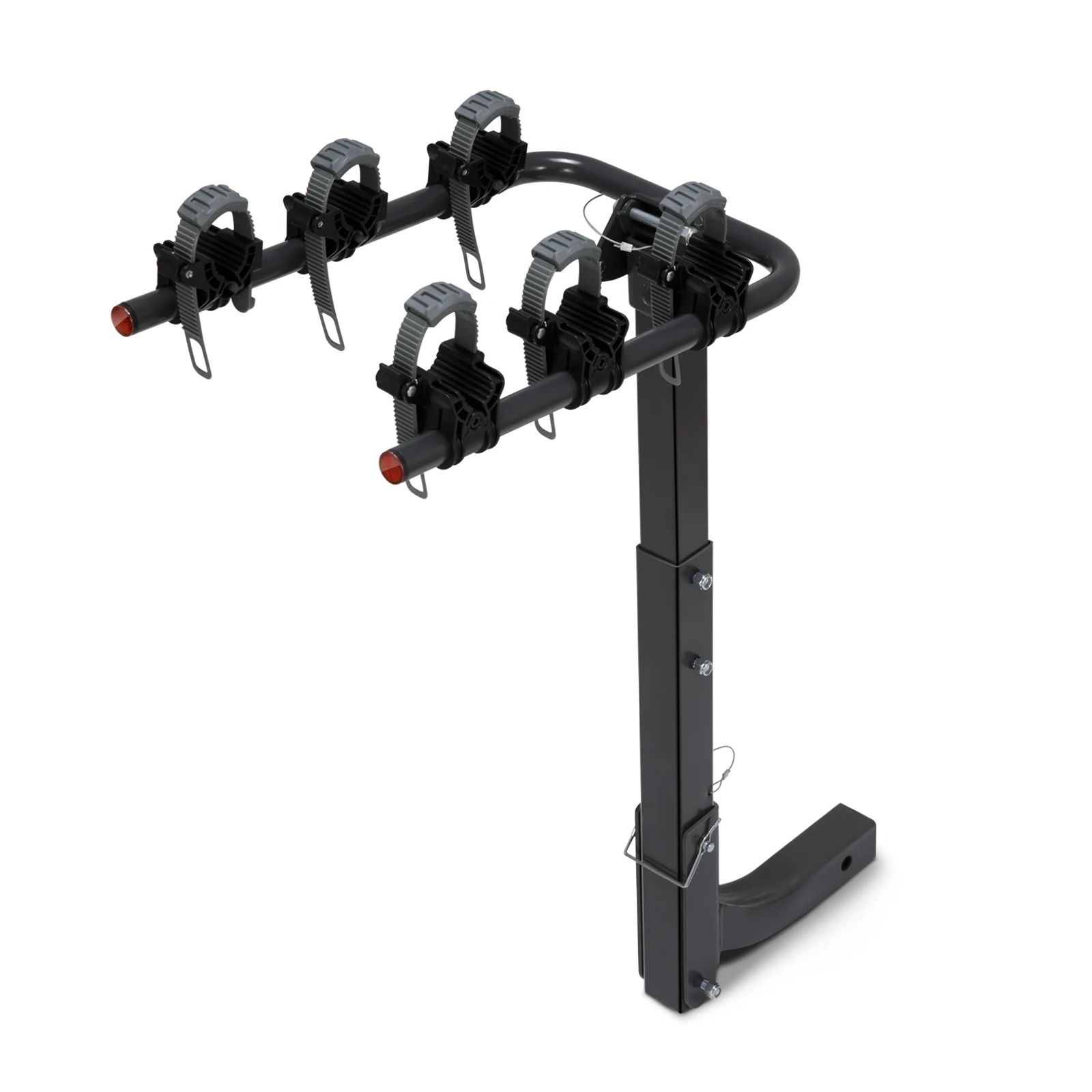 SAN HIMA Iron Truck Car Foldable Hitch 3 Bike Carrier Bicycle Rack fit 2' Receiver