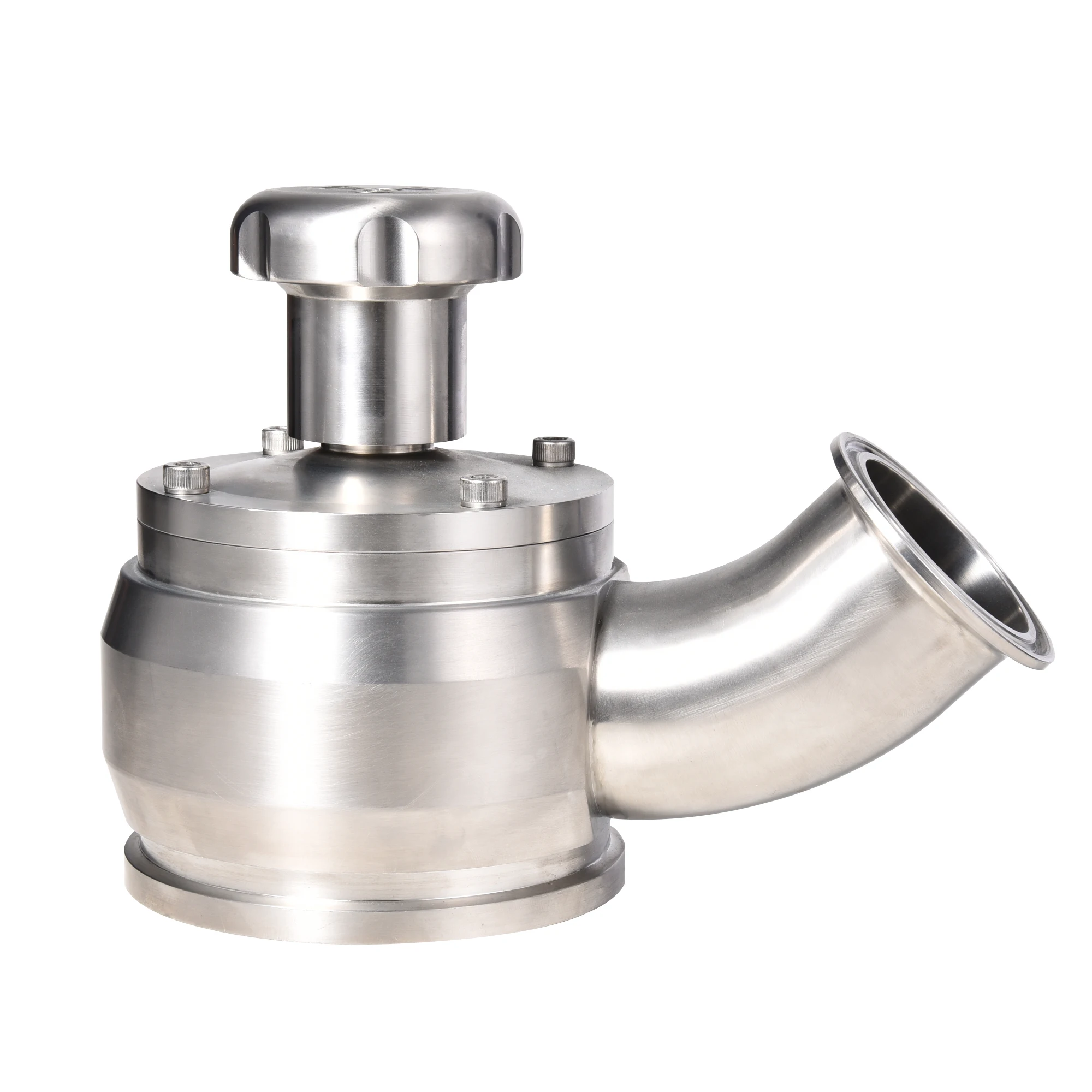 Hygienic Food Grade Stainless Steel SS304 SS316L Manual Tri Clamp Sterile Tank Bottom Valve