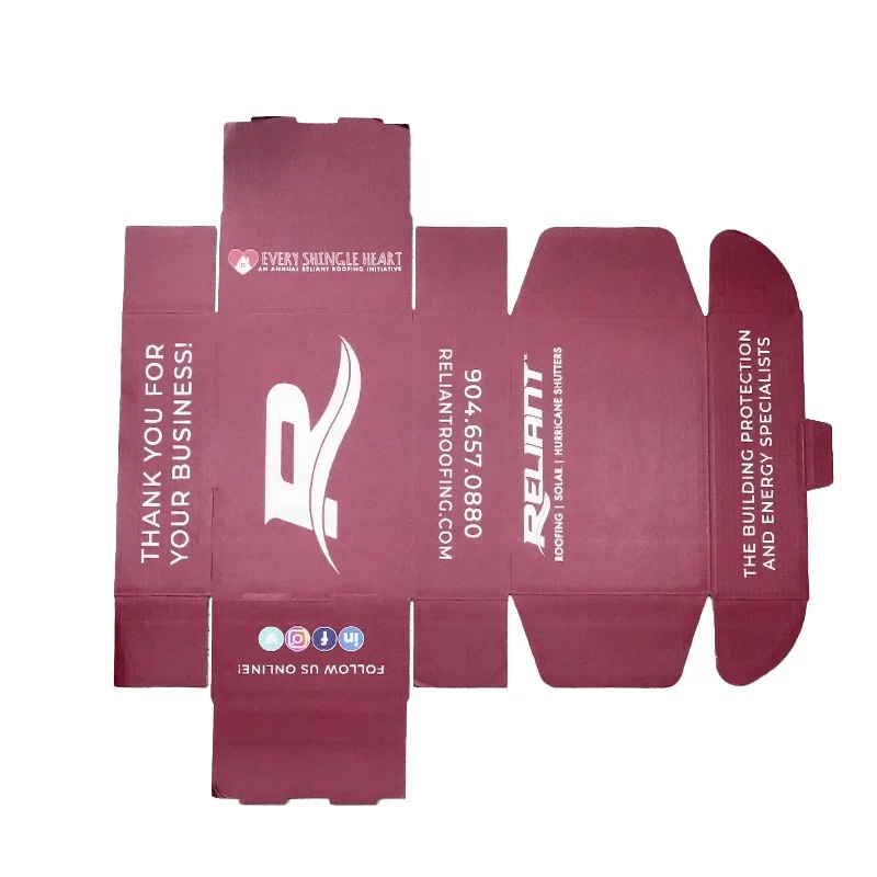 Custom Large Corrugated Cardboard Shipping Box for Moving Factory Printed with Glossy Lamination for Storage Transportation