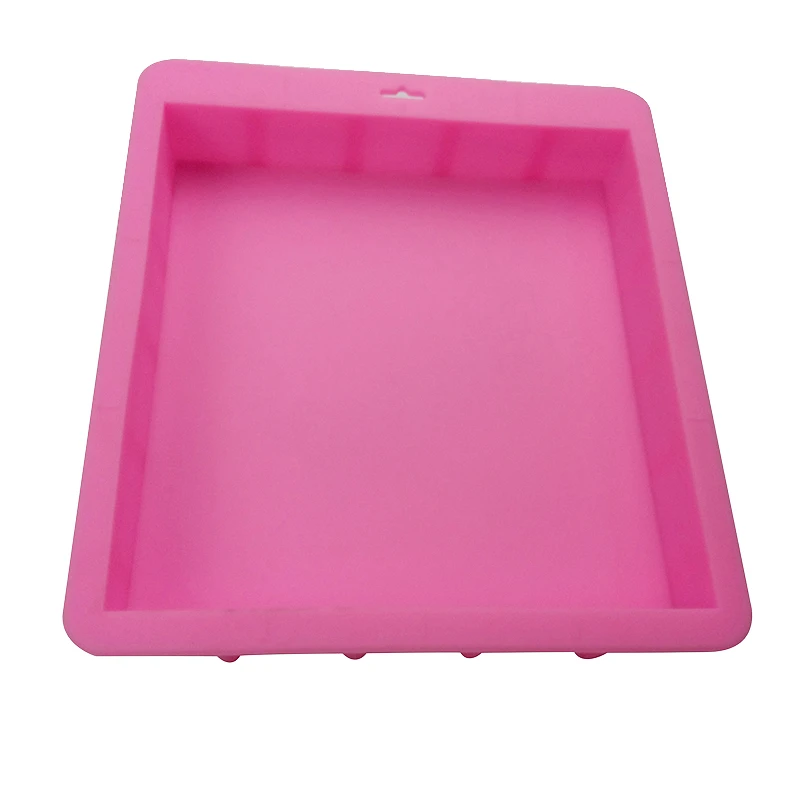 Изготовленная на заказ силиконовая форма для мыла «сделай сам» квадратная выпечки кексов хлеба булочек домашнего использования