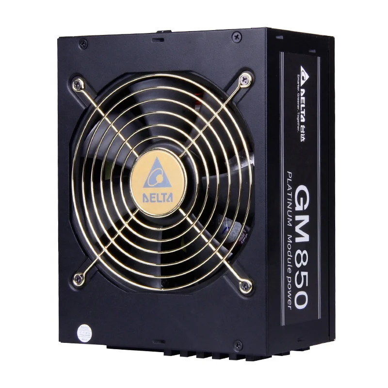 
[DELTA] Rated 850W GM850 Power Supply (80PLUS Platinum/ Full Voltage / Active PFC) High Quality RTS 