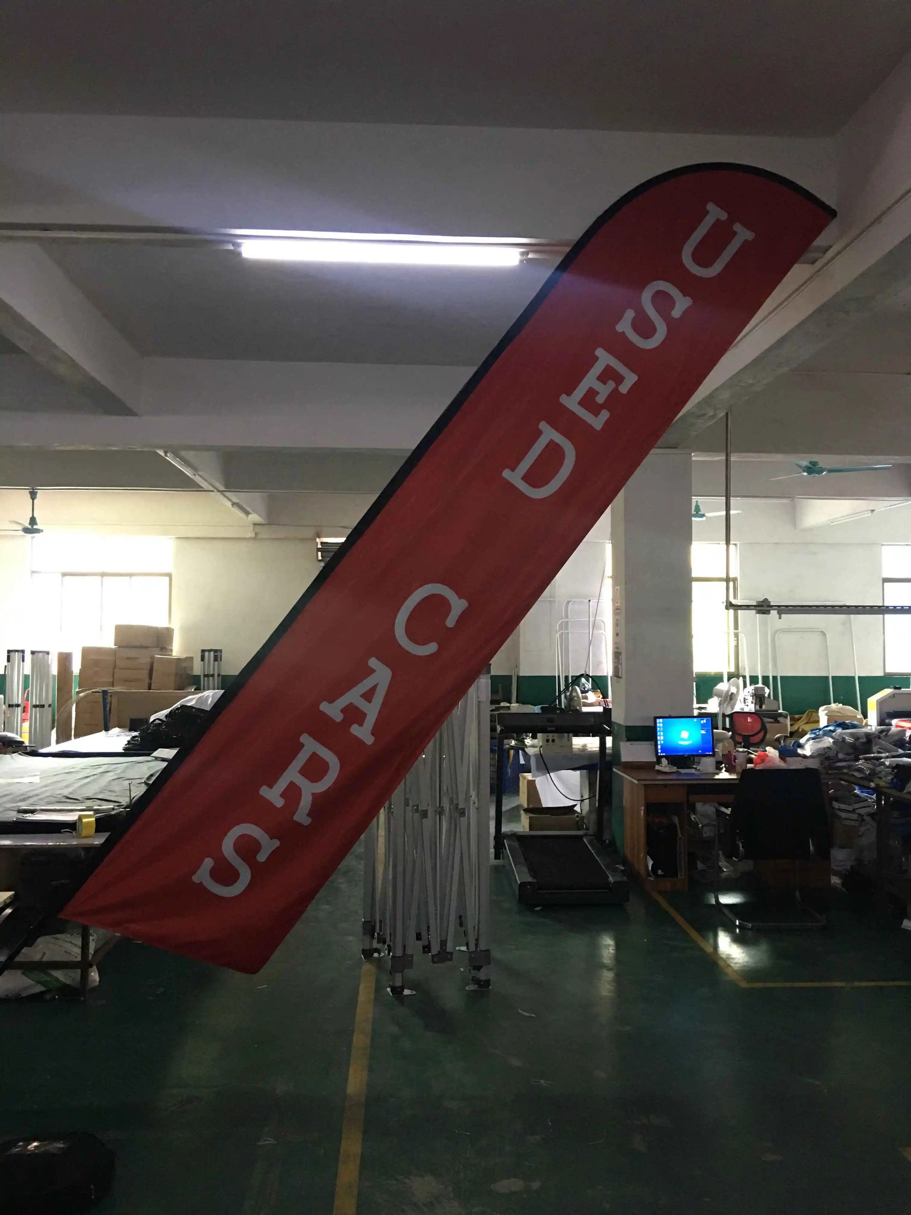 Outdoor Advertising Promotion Custom Flying Banners Stands Bali Bow Sail Swooper Teardrop Feather Beach Flags