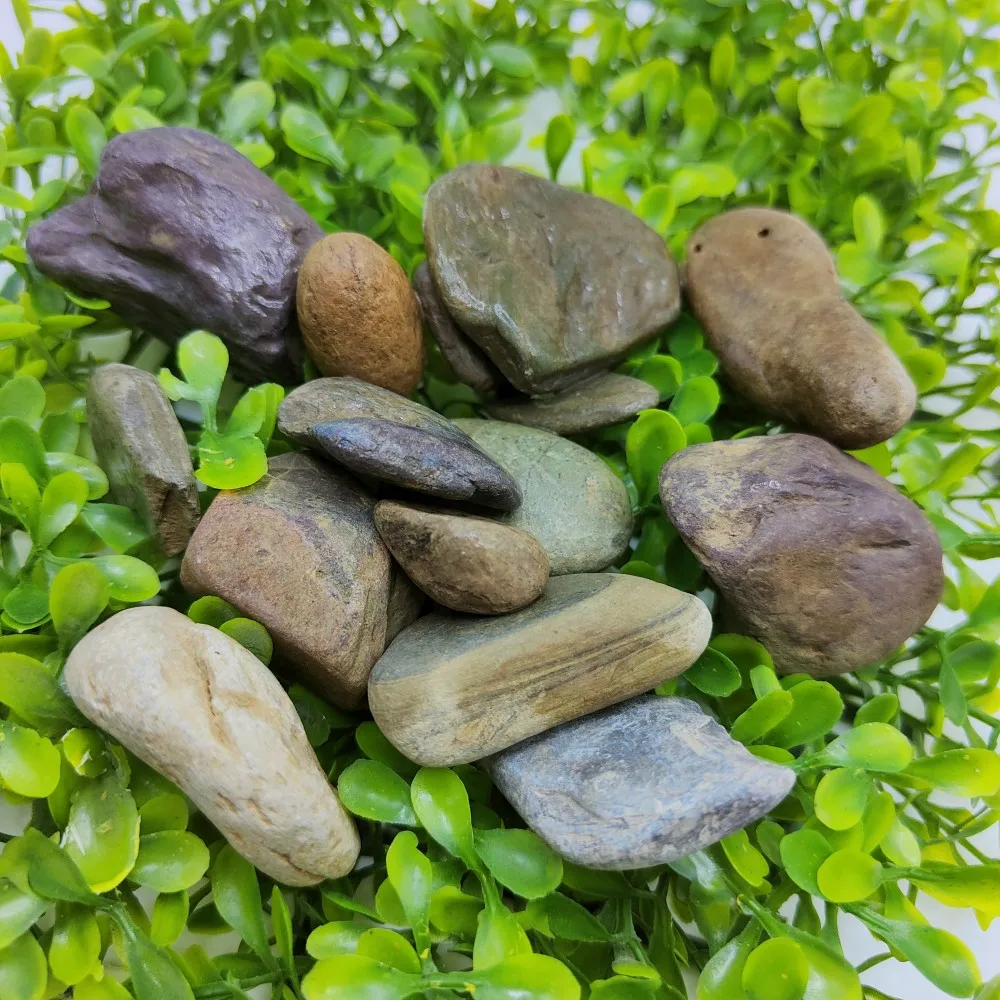 natural river beach pebble and cobble stone gravel stone Fish tank bottom sand for Purifying water quality