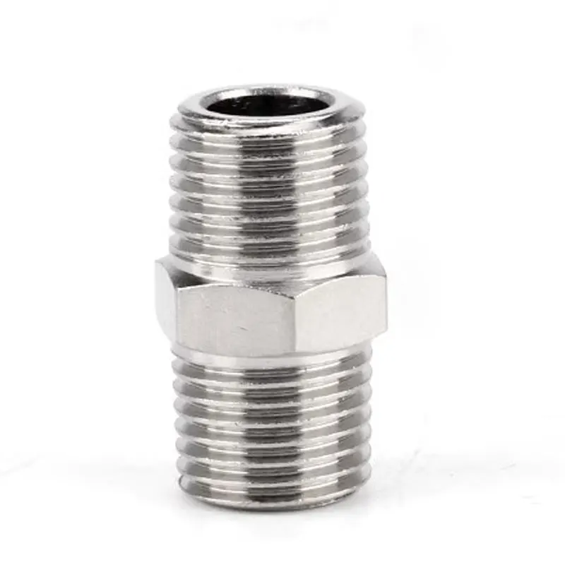 YL1/8 joint YL1/4/YL3/8/YL/1/2/YL3/4 stainless steel straight through external tooth pipe joint