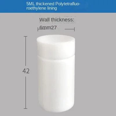 25ML Stainless Steel High Temperature Chemical Reactor Hydrothermal Synthesis Autoclave Reaction Kettle