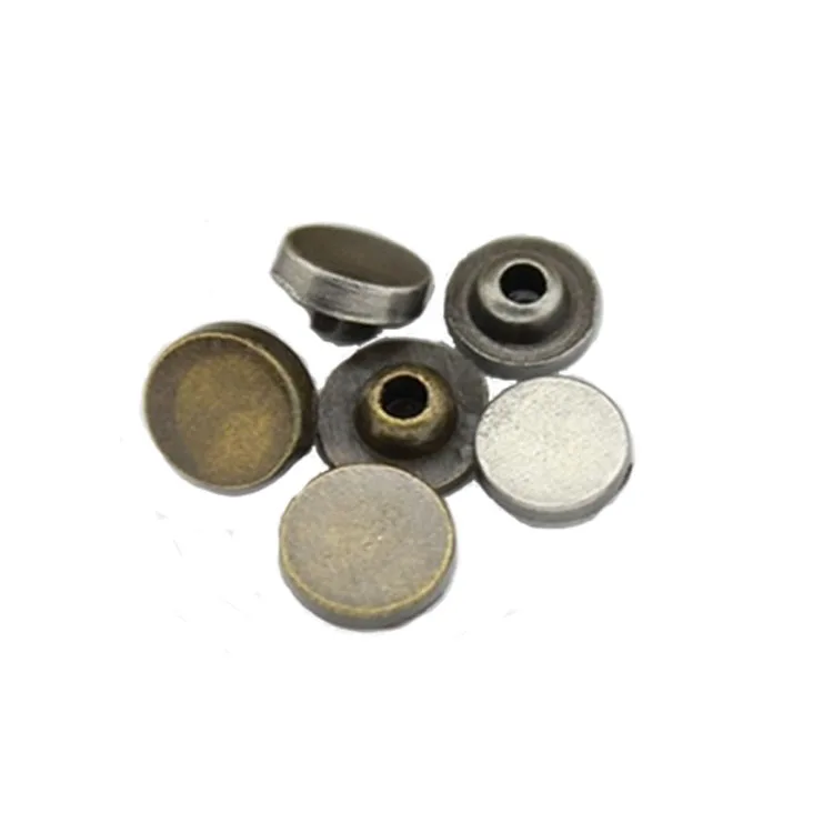Высокое качество липкие свойства серьги-гвоздики джинсы заклепки кнопки нажимаются изготовленные на заказ кожаные заклепки для одежды сумка