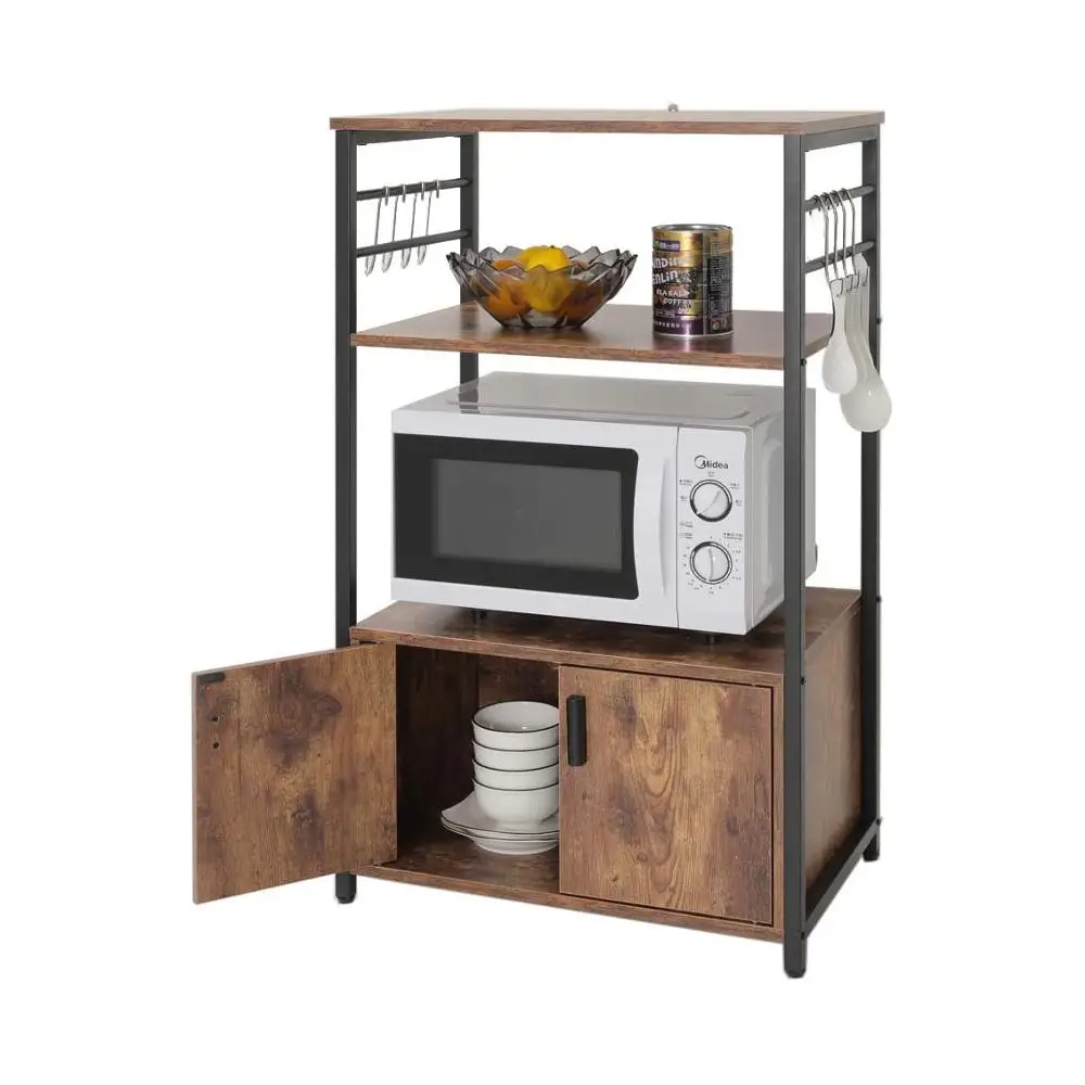 Кухня для выпечки хлеба и стеллаж для выставки товаров 3 Круглый Ланч-бокс для хранения вещей полка микроволновая печь стойка с промышленного хранения шкаф с выдвижными полками для дома