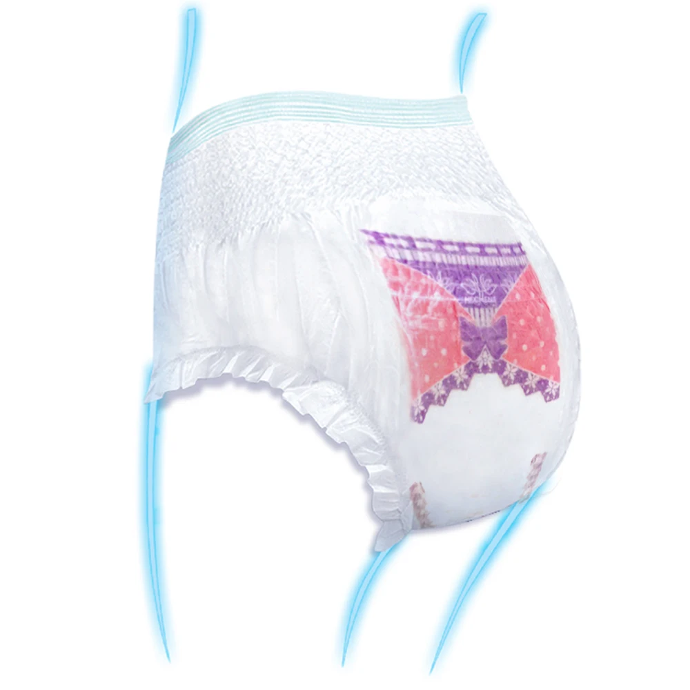 Macrocare disposable panties with sanitary pad, diaper sanitary pads disposable women period pants