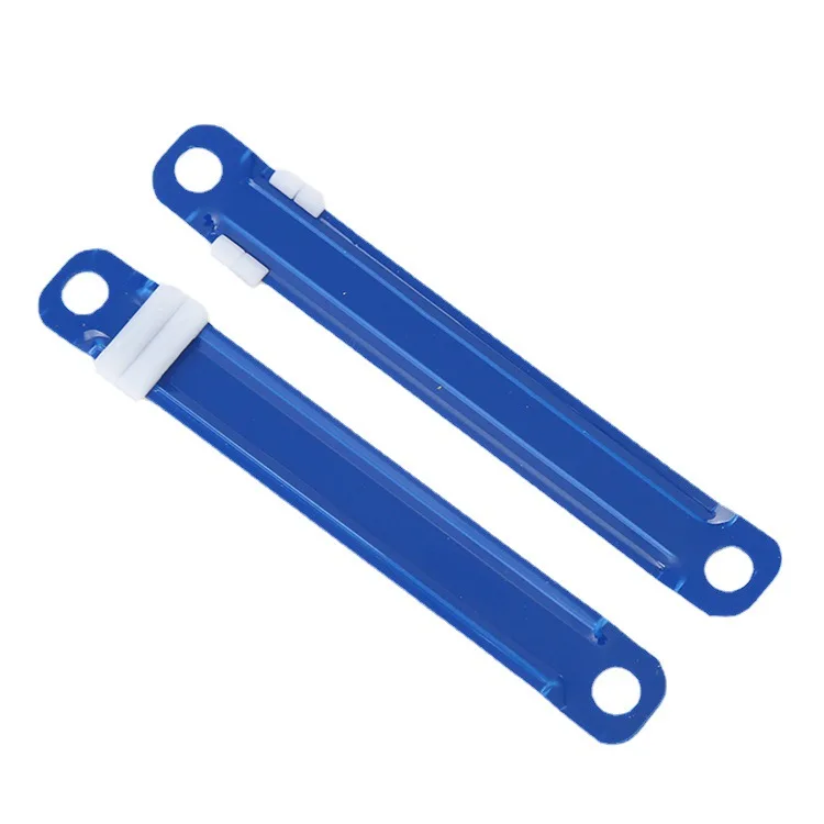 Binder buckle plastic binding clip strip color plastic two-hole binder fastener