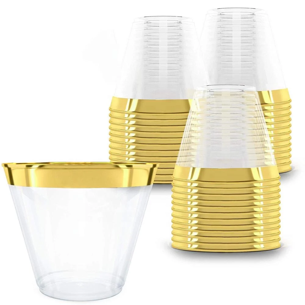 Commerical Gold Rimmed Wedding Cups
