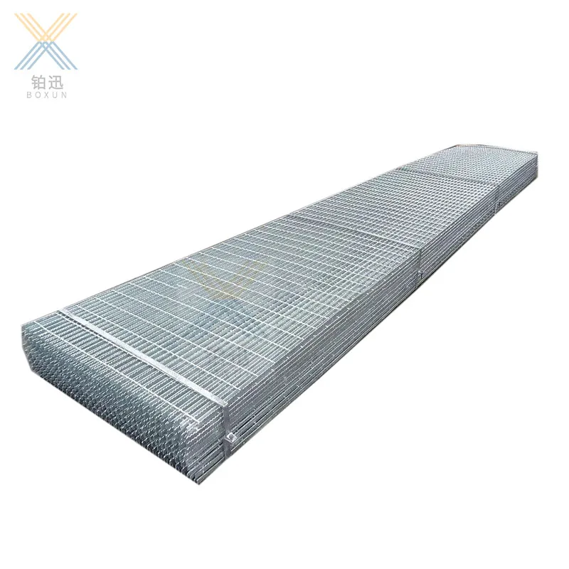 Factory Supply Hot Dipped Galvanized Metal Steel Grating with Rod Bar for Drainage Gutter Cover walkways