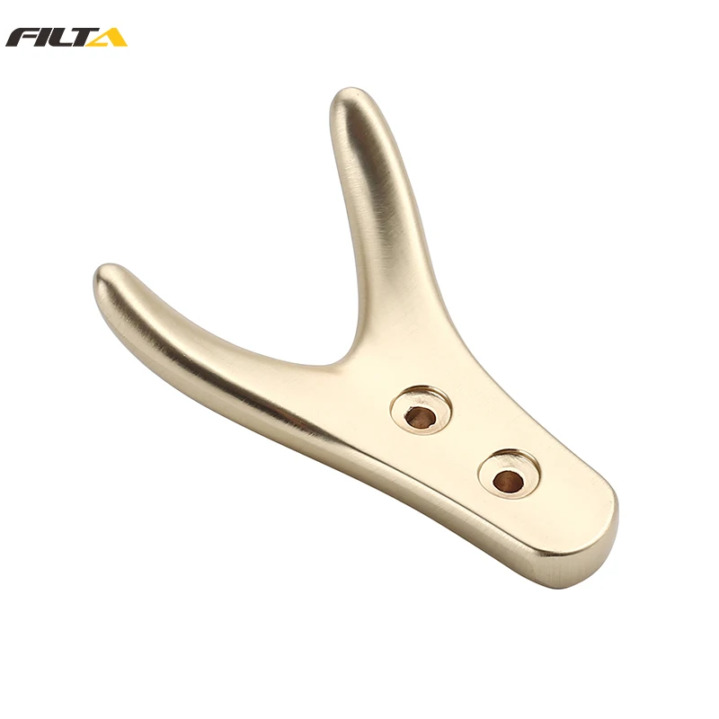 Wall Mount Coat Hooks Modern Style Hook Rail Wall Hook Rack for Hanging Clothes Coat Hat Towels 6709